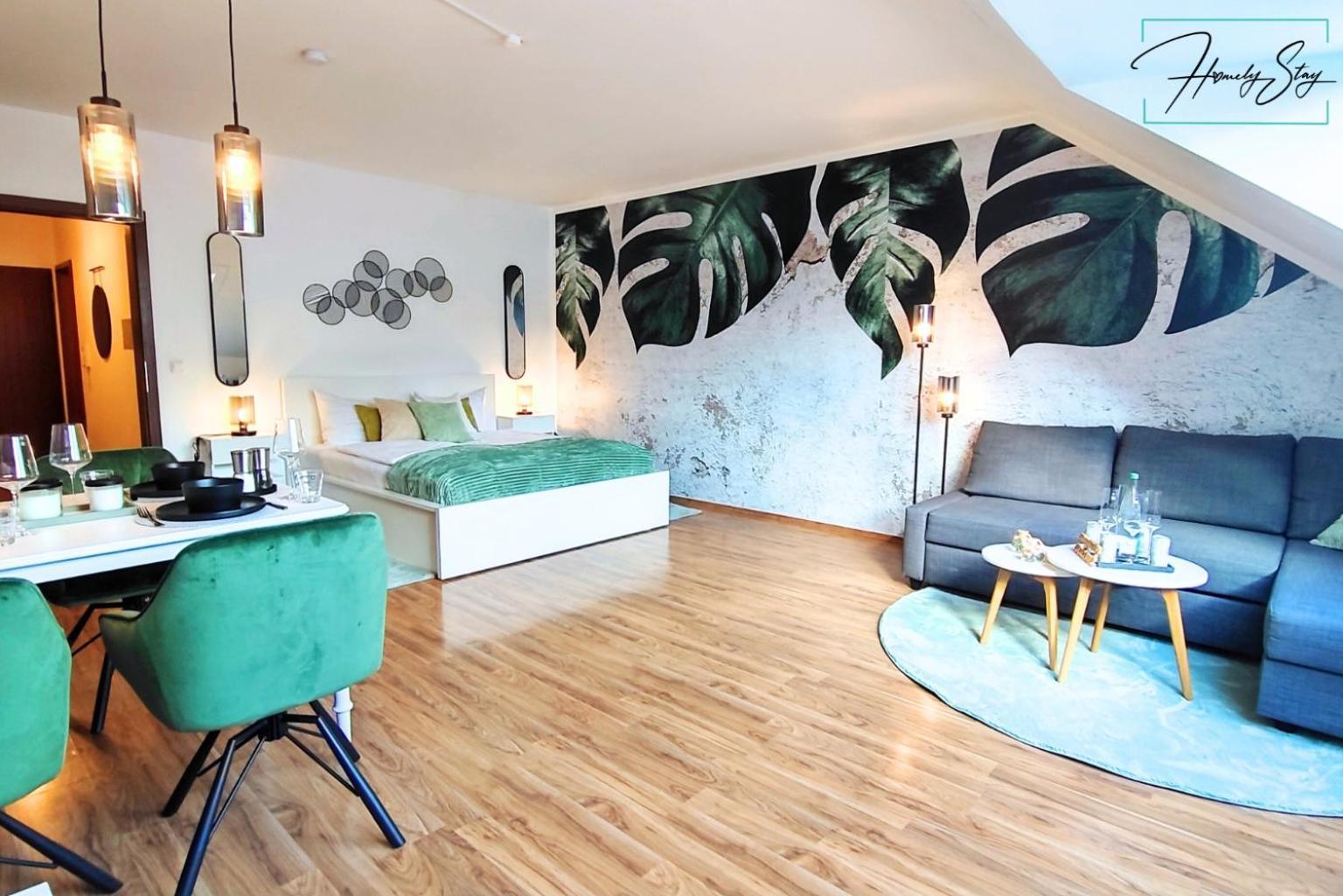 Homely Stay Serenity Greens - Stylisch Studio-Apartment With Kitchen - 10 Min To Central Station, Pet Friendly Мюнхен Экстерьер фото