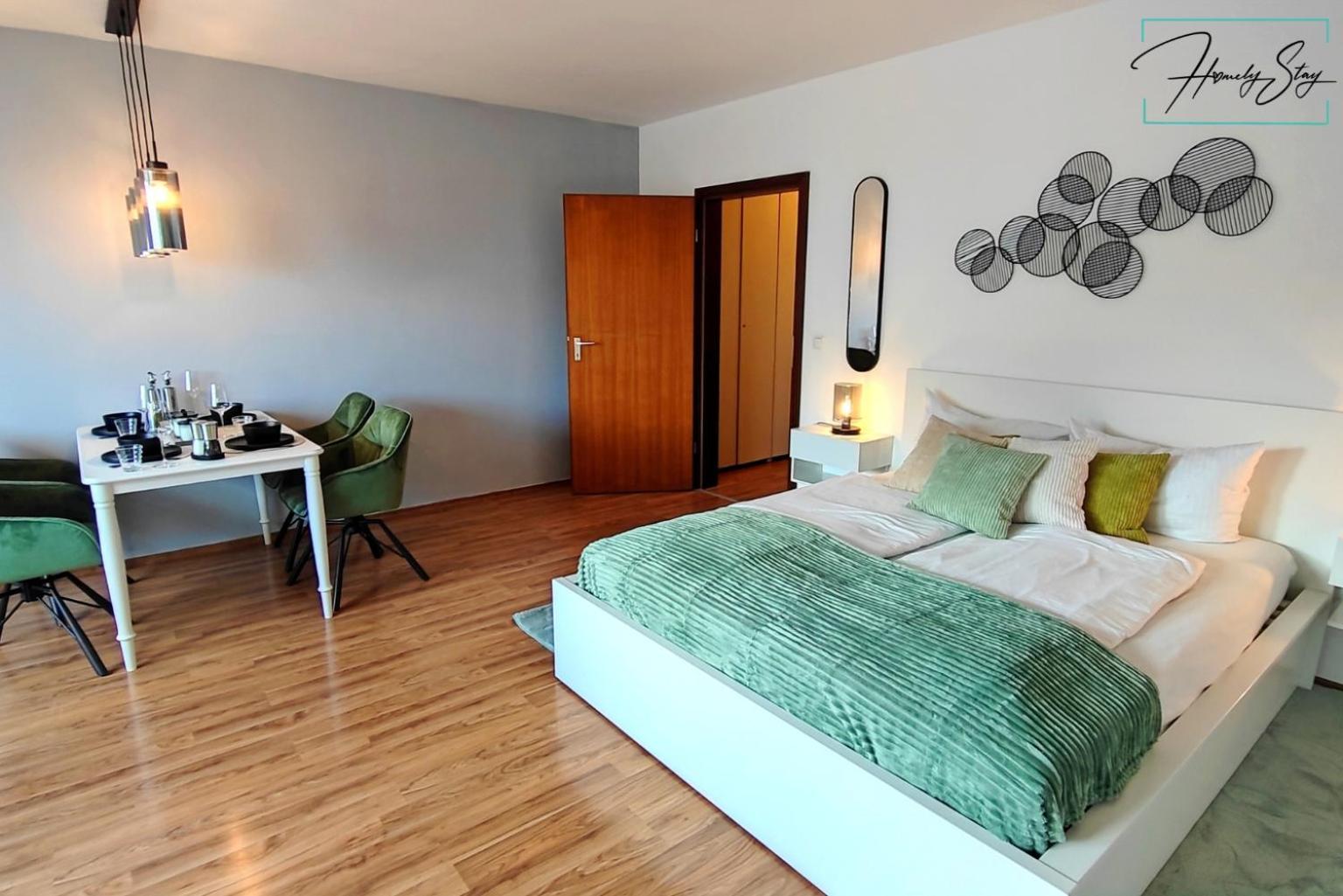 Homely Stay Serenity Greens - Stylisch Studio-Apartment With Kitchen - 10 Min To Central Station, Pet Friendly Мюнхен Экстерьер фото